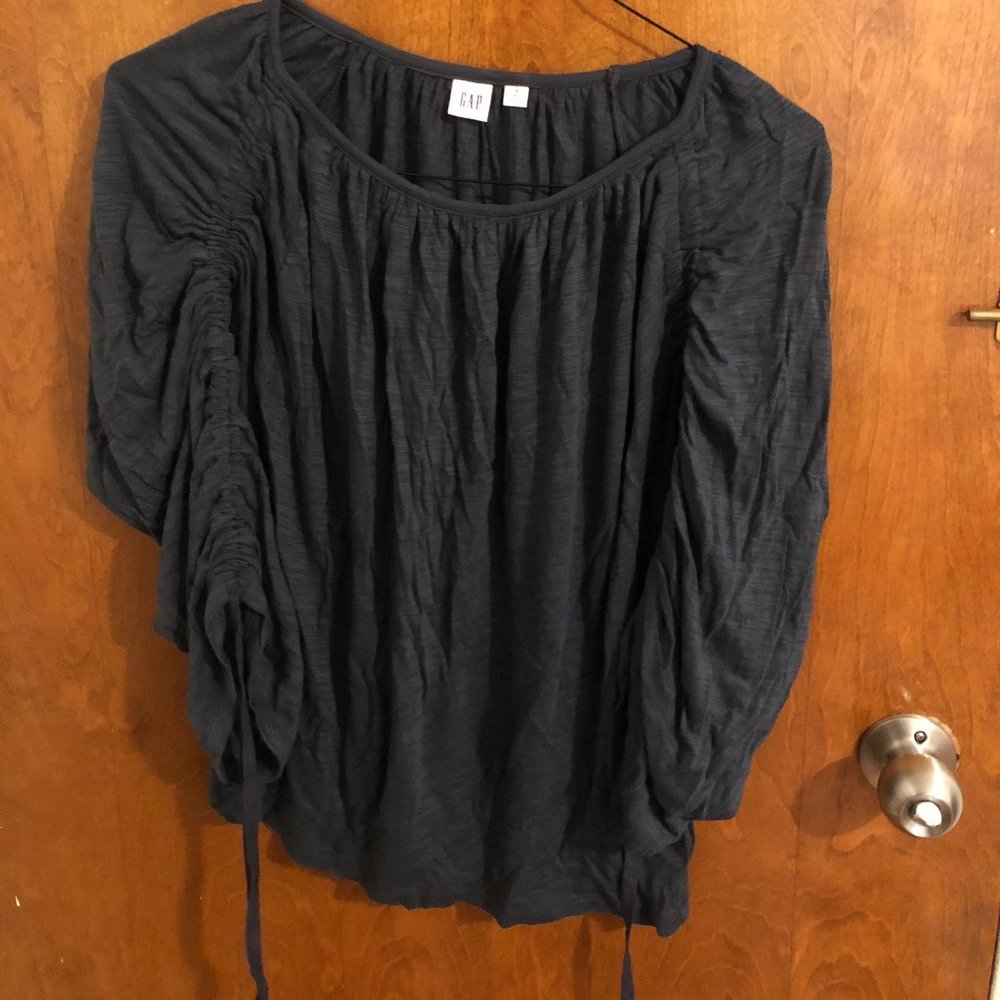 Long Sleeve Tie Top